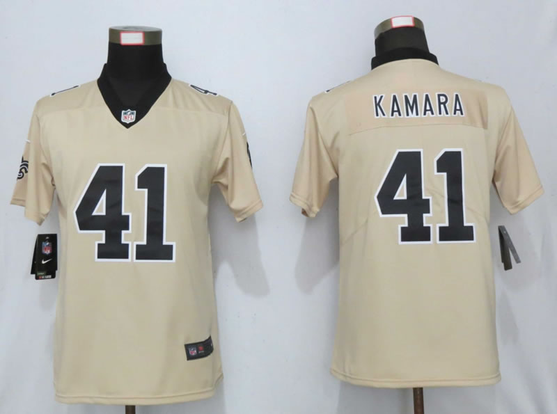 Women Nike New Orleans Saints 41 Kamara Vapor Untouchable Nike Gold Inverted Limited Jersey,We sell and wholesale Women Nike New Orleans Saints 41 Kamara Vapor Untouchable Nike Gold Inverted Limited Jersey on line form chian!